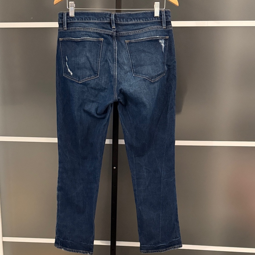 Frame Denim Women's Dark Blue Ankle Jeans 27 - Picture 2 of 3